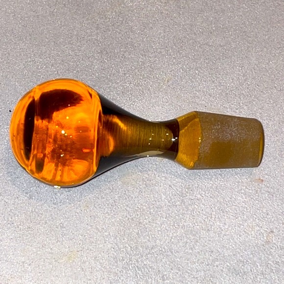 Scandinavian Hand Blown MCM Decanter Pitcher & Stopper Excellent Condition - Picture 11 of 11